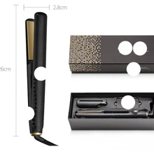 Eflyup Профессиональный Выпрямитель для волос V Gold классический стайлер инструмент для завивки волос Высокое Качество Расческа для выпрямления волос