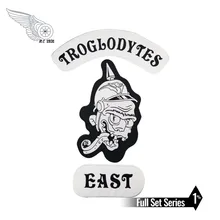 TROGLODYTES Восток патч мораль Вышитые Железо на аппликации для куртка одежда применение на заказ рокер
