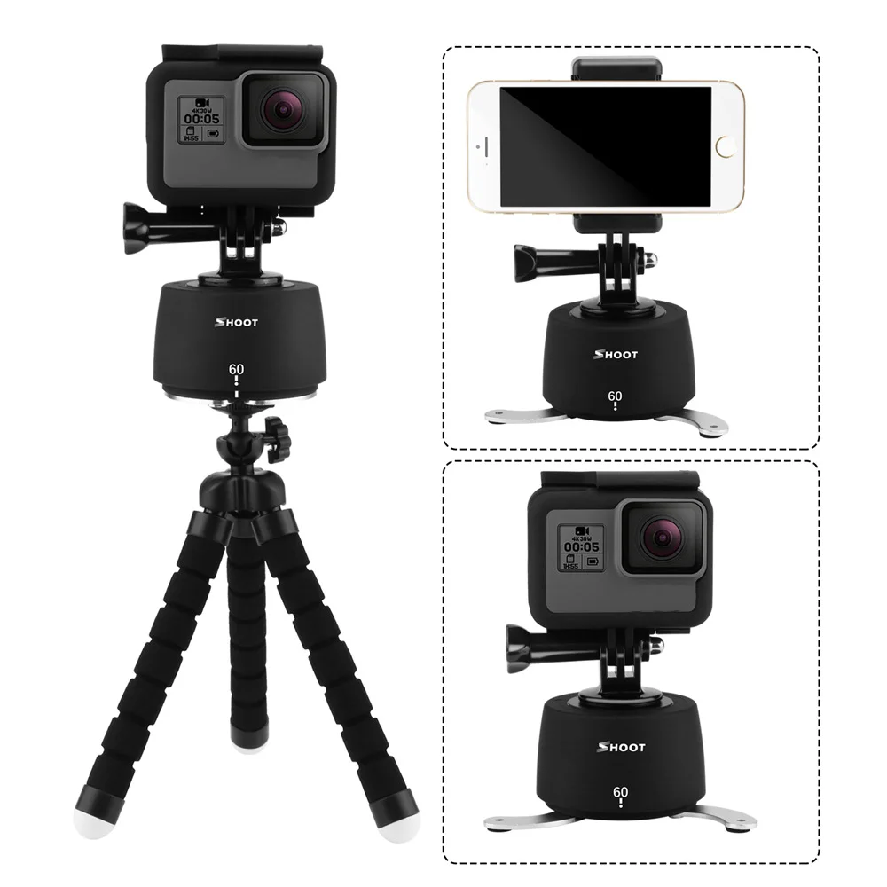 Головка штатива для камеры Gopro Hero 6 5 3 4 Session Yi 4K SJCAM Eken 360 градусов|for gopro hero|sport camera yiyi