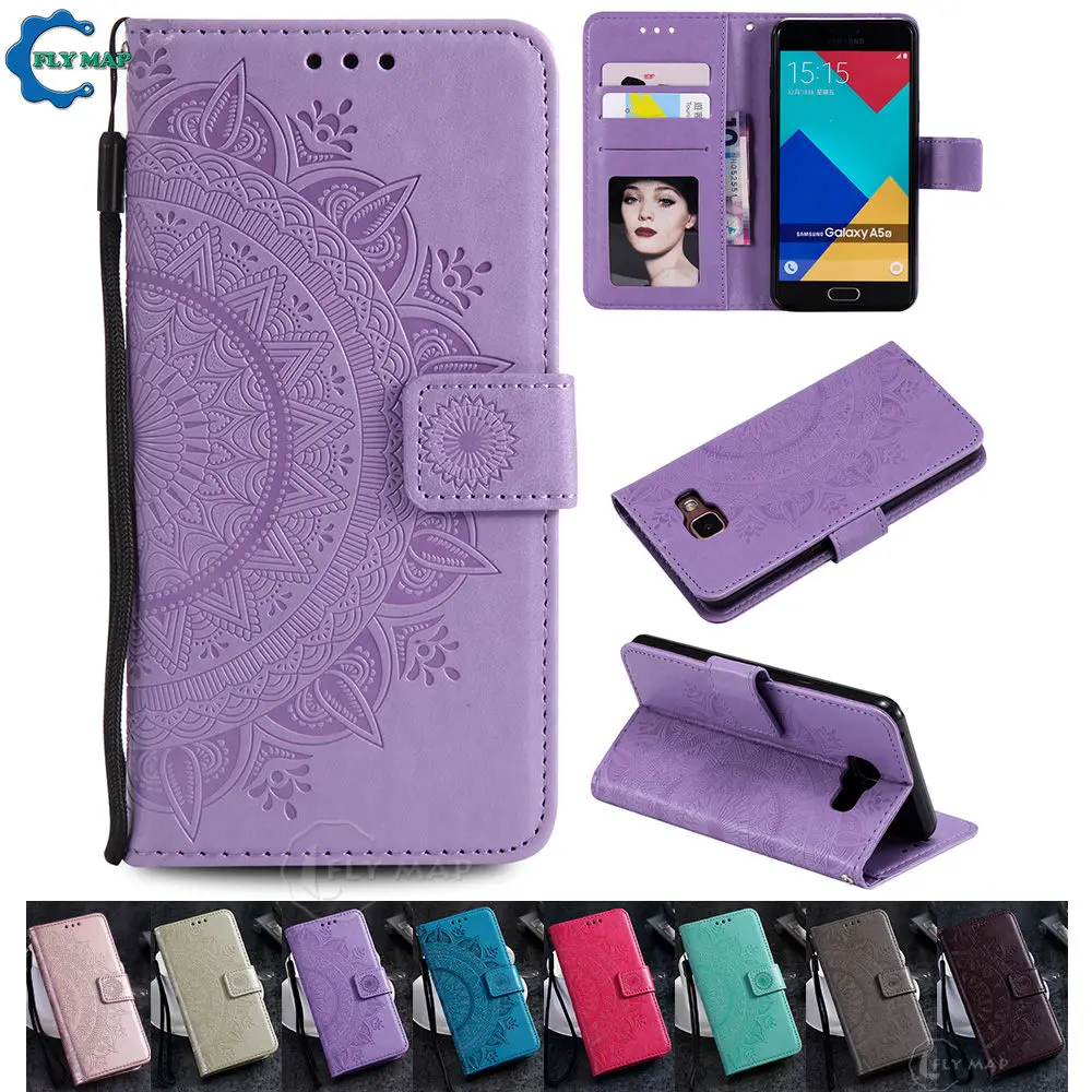 

Flip Wallet Case for Samsung Galaxy A5 2016 A510 A 510 SM-A510F Floral Phone Cover Coque A 5 A52016 A56 A510F SM-A510M A510F/DS
