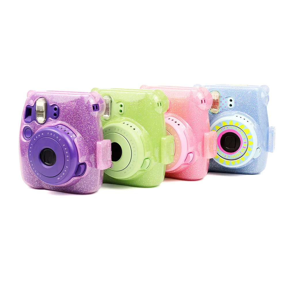 Новейший чехол сумка для моментальной камеры Fujifilm Instax Mini 9 8 + накладка