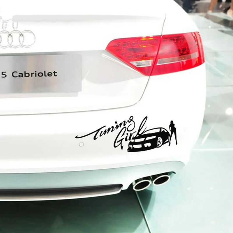 

Fashion COOL turning girl decoration sticker on car,waterproof vinyl die cut automobile accessories decals