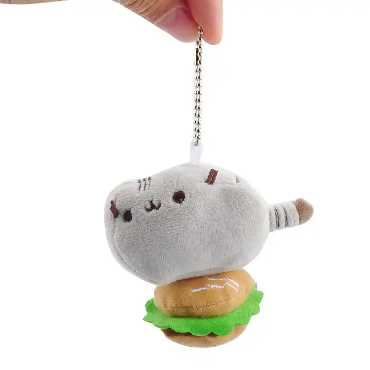 burger cat plush