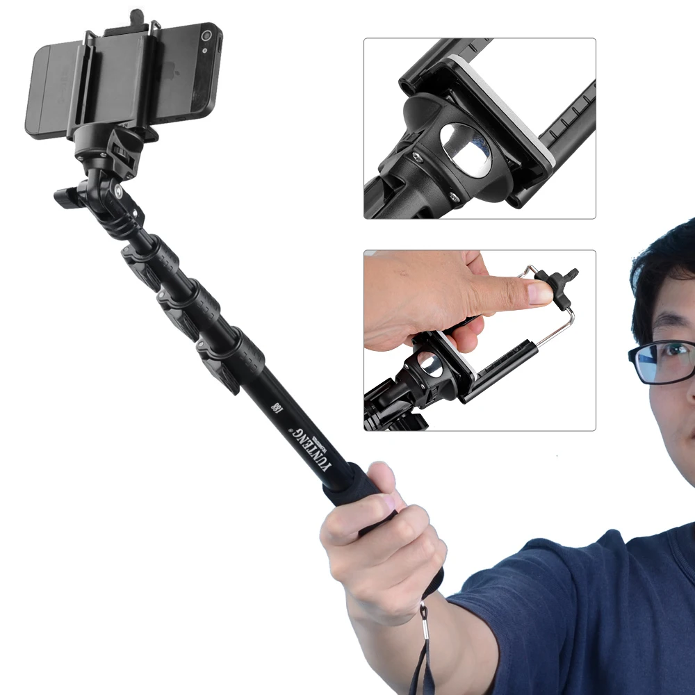 

Yunteng 188 Selfie Stick Tripod Handheld Extendable Monopod Upgraded Version P0015971 Free Shipping