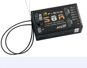 

Frsky S8R 16CH 3-Axis Stablibzation RSSI PWM Output Telemetry Receiver With Smart Port