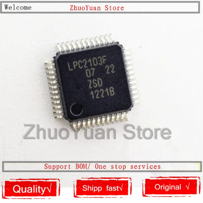 10 шт./лот LPC2103FBD48 LPC2103F LPC2103 LPC2103F48/302 LQFP48 IC чип новая оригинальная фотография |