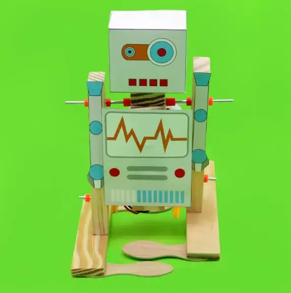 

Walking Robot DIY Toy Model Accessories Making Invention Science Experiment Toy Science Model Course Material diy