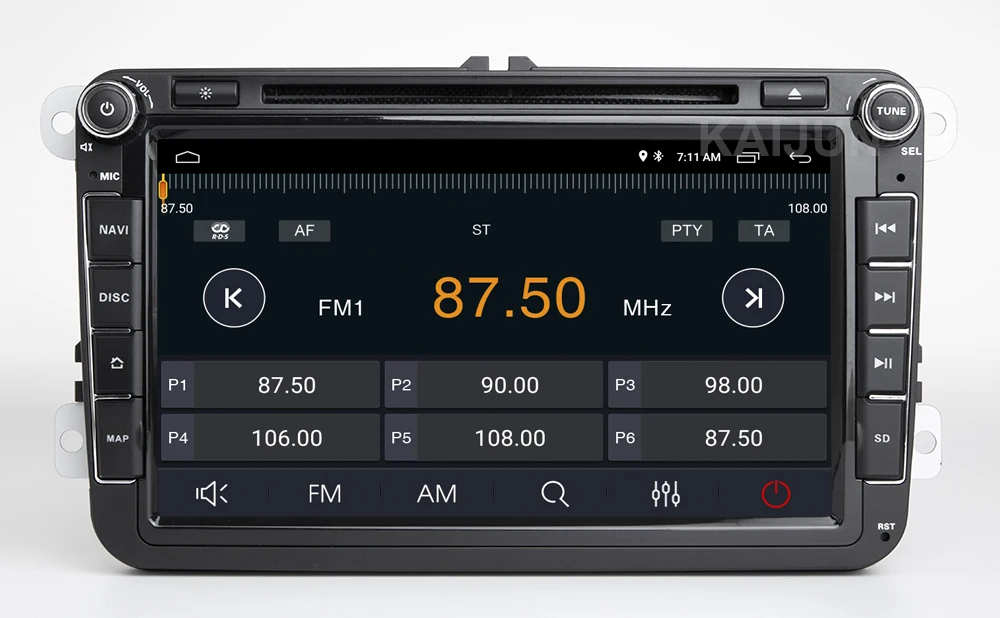 Sale Android 9.0 2 din Car Stereo Radio For Rapid Yeti VW Volkswagen passat b6 golf 4 5 6 polo tiguan Seat Altea Toledo BORA 16