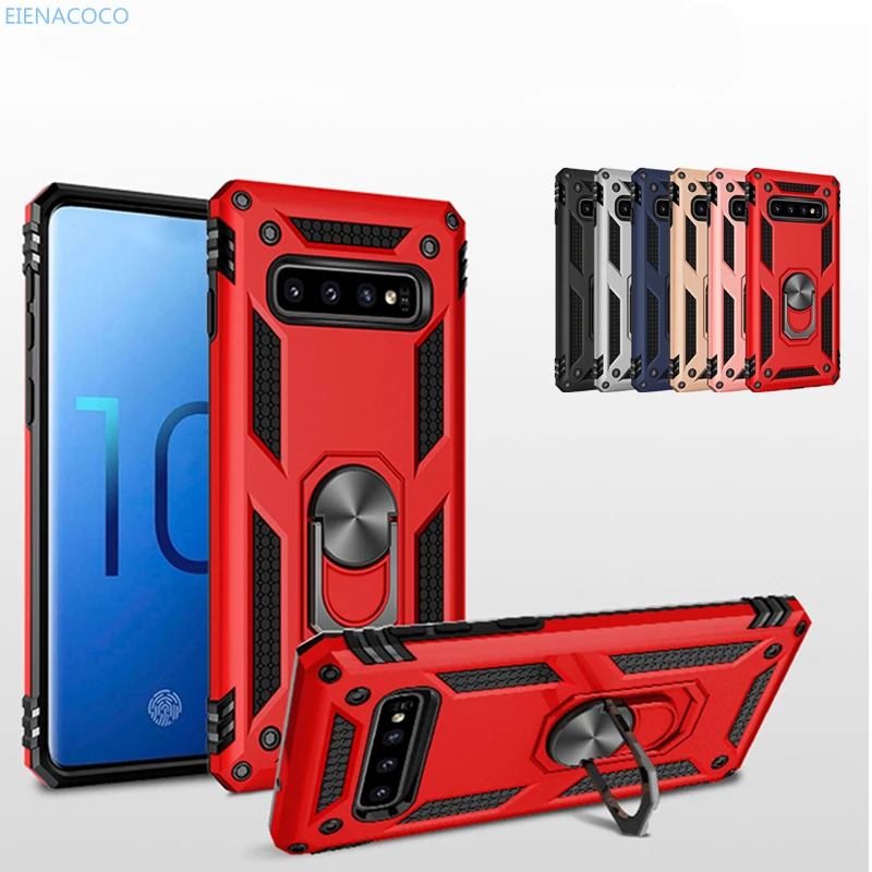 

Luxury Armor Shockproof Case For Samsung galaxy S10 S9 S8 Note 8 9 J5 J7 A5 A6 A7 A8 A9 A30 A50 M10 20 2018 Car Holder Ring Case