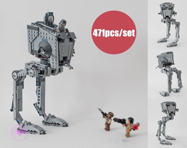 

NEW Genuine Rogue One Imperial AT-ST Walker fit legoings star wars figures robot Building Block Bricks diy Toy 75153 gift kid