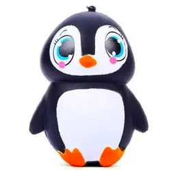 Jumbo Kawaii Пингвин девушка мягкие ремни крем ароматизированный медленно поднимающийся Моделирование Мягкий стресс облегчение игрушки Fun для