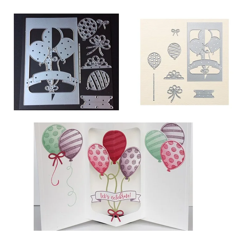 Balloon Metal Cutting Dies Stencils DIY Scrapbooking Paper Card Album Craft