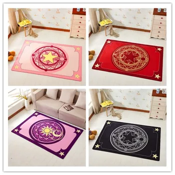 

180*260cm Kids Bedroom Carpet Cartoon Pink Sakura Magic Circle Children Play Carpet Computer Chair Hanging Basket Puzzle Mats