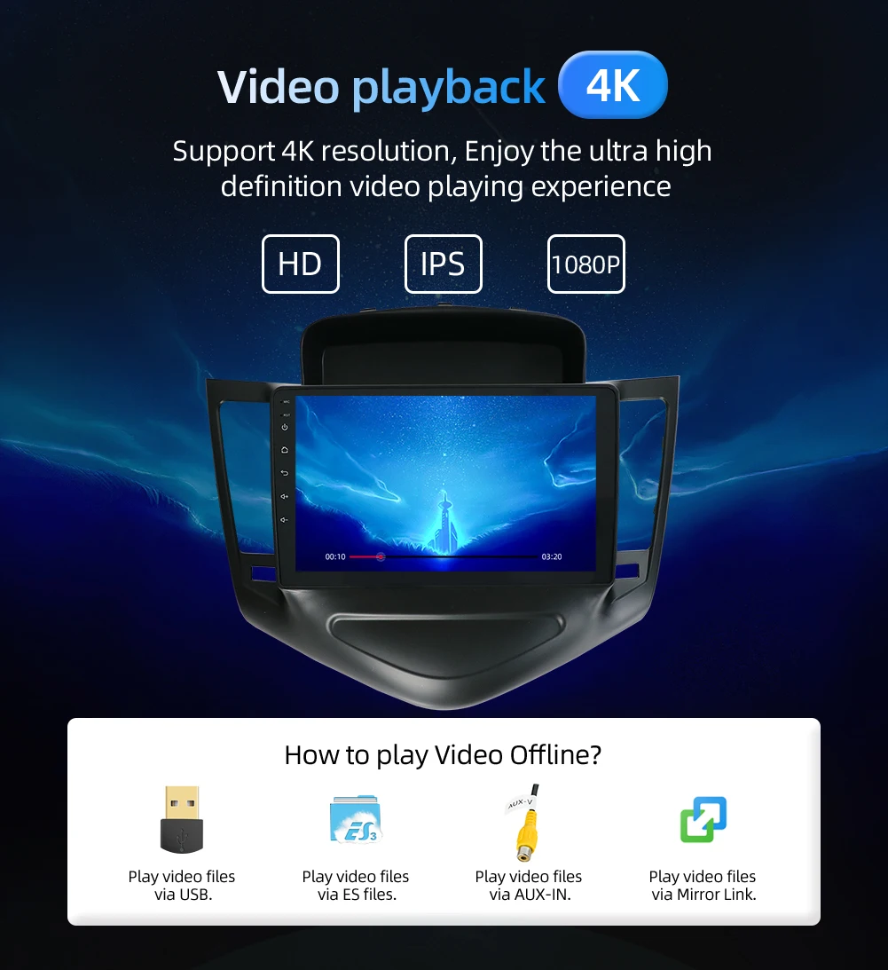 Flash Deal 4G 64G For Chevrolet Cruze 2 Din Android 9.0 Car Radio Player GPS+wifi+bluetooth+radio+Octa Core Capacitive Screen+car stereo 16