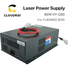 Cloudray Co2 лазерный источник питания 80 Вт для YUEMING гравировки/резки