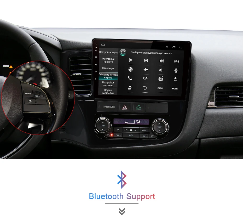 Top AWESAFE 2 din Android 8.1 Car DVD Player GPS for Mitsubishi Outlander 3 2012 2013 2014 2015 2016 2017 2018  Car Stereo Radio 8