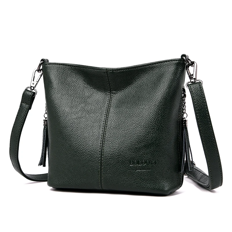 Модная женская сумка на плечо из искусственной кожи, брендовые сумки с кисточками, женская сумка через плечо, дизайнерская сумка-мессенджер высокого качества Mujer