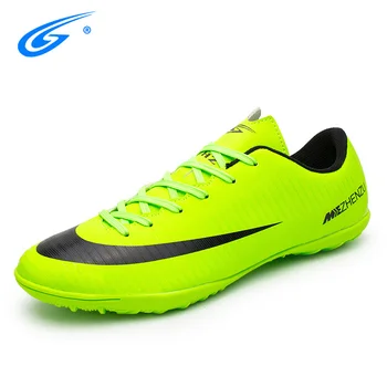 

Hot Sale Men Kids Football Boots Professional Breathable Indoor(IC) Massage Shoes Soccer