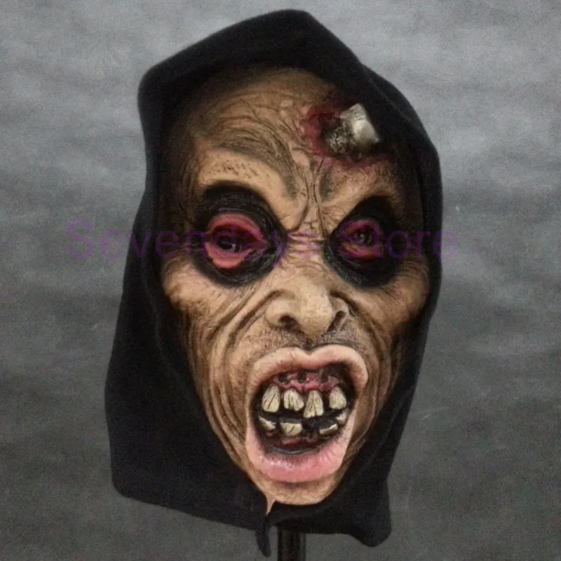 

2018 New Horror Skull Face Mask Halloween Masquerade Mask Latex Horror Ghost Mask Party Cosplay Masks Free Shipping