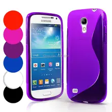 S4 Mini-Linha S Macio TPU Silicone Matte Anit-Skid Estojo protetor para samsung galaxy s4 mini i9190 tampa traseira do telefone móvel sacos