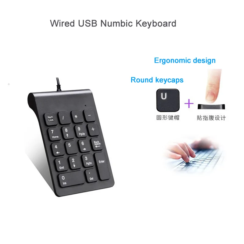 8 Wired Numbic keyboard