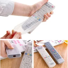 1 шт. силиконовый ТВ чехол для пульта дистанционного управления Прозрачная крышка Кондиционер защита от пыли сумка для хранения Анти-пыль водонепроницаемый прозрачный 5Z