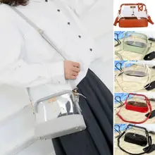 Для женщин Дамская мода повседневное Crossbody ясно сумка женская сумочка сумка хозяйственные сумки
