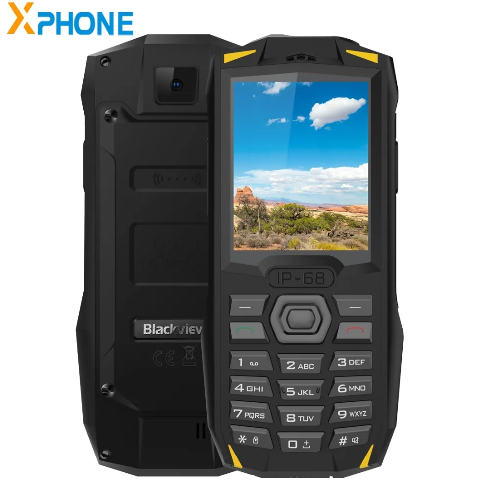Blackview BV1000 IP68 Водонепроницаемый прочный мобильный телефон 2 4 дюймов MTK6261 3000 Max две