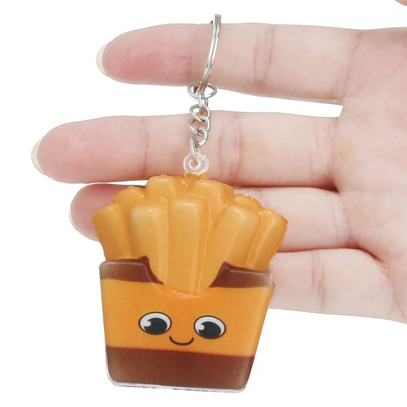 2021 Новый Стиль Squishies Kawaii С мультяшным изображением картофеля фри чипы медленно