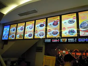 

Free Shipping Newest Magnetic Aluminum Led Dispaly Board,Restaurant Menu Light Box 500mmx700mm