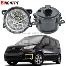 2 шт. для Ford Transit 2006-2016 туман сборки лампы H11 12 В левый + правый светодиодный противотуманные фары белый желтый цвет