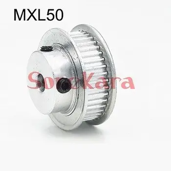 

5PCS 3D Printer Accessories Aluminum MXL Timing Pulley 50T Bore 17mm Synchronous Pulley Fit MXL Belt Width 11mm For CNC