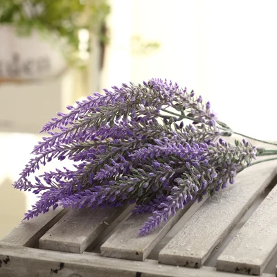 Lavender Artificial Flower Arrangement for Home and Garden Decor, Christmas and Photo Props, Romantic Decorative Touch, Wholesale Option Available