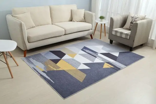 Geometric Modern Soft Nordic Carpets For Living Room Anti Slip Antifouling Area Rug In Bedroom Parlor Factory Direct Supply LJ-04