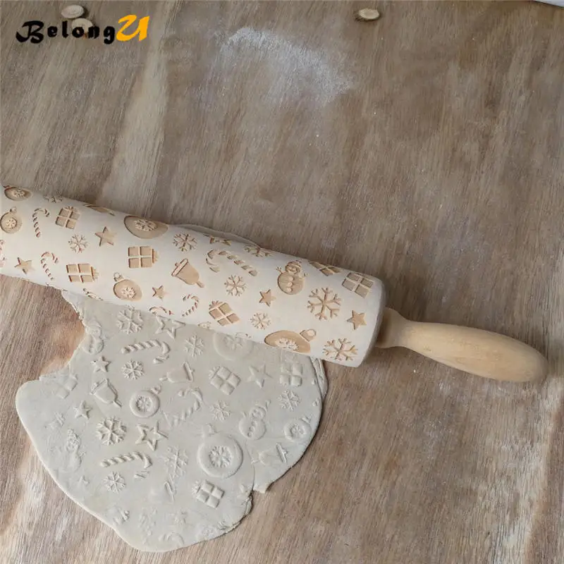 wood rolling pin MUW-248-04