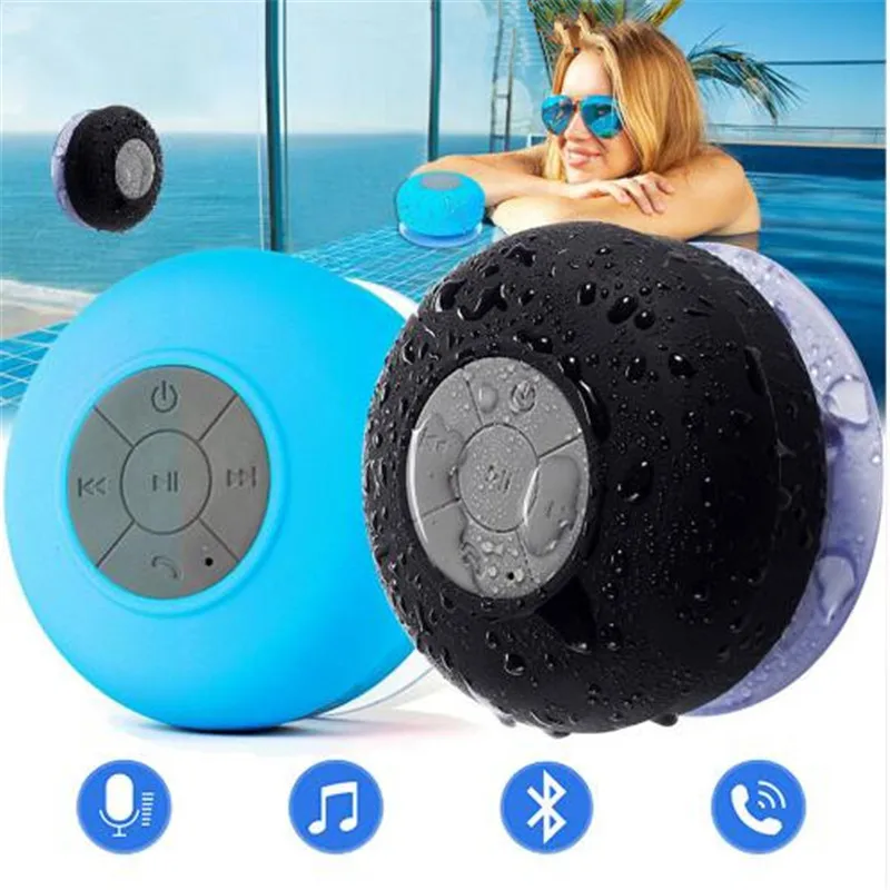

Mambaman Mini Wireless Bluetooth Speaker Hands Free Waterproof Car Bathroom Office Beach Stereo Subwoofer Music Loudspeaker
