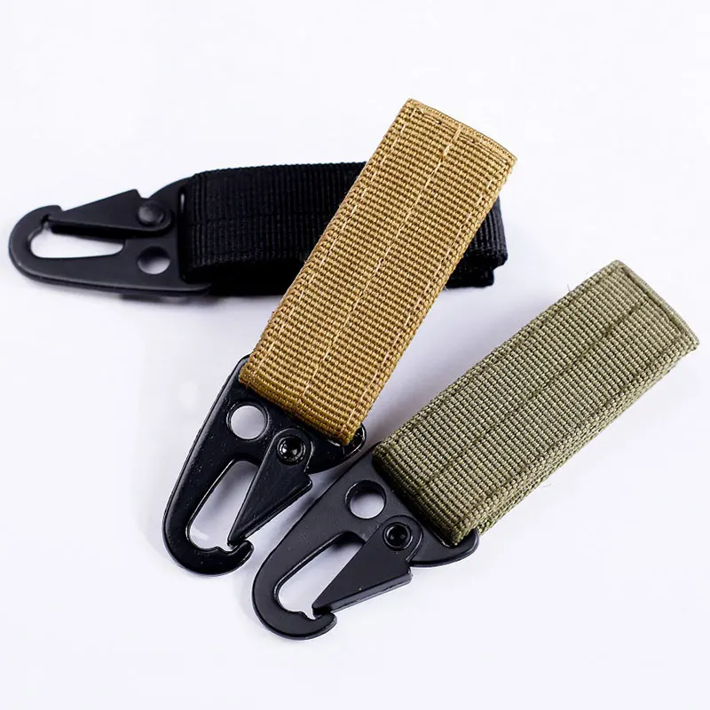 5cm Nylon Carabiner Lock Waist Belt Fast Hanging Buckle Military
