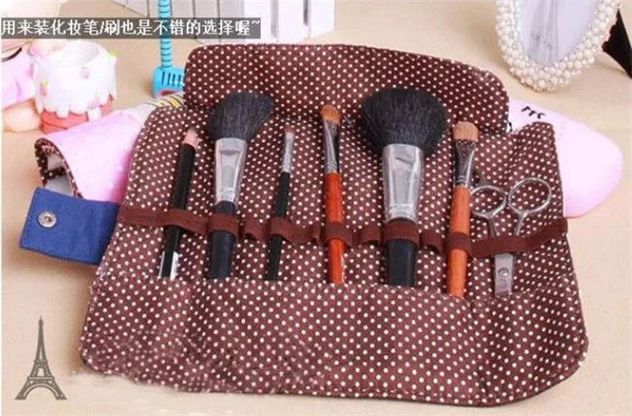 Бренд HotTop, повседневные косметички для женщин, сумка для хранения кистей для макияжа, сумки для макияжа, держатель, профессиональная косметичка