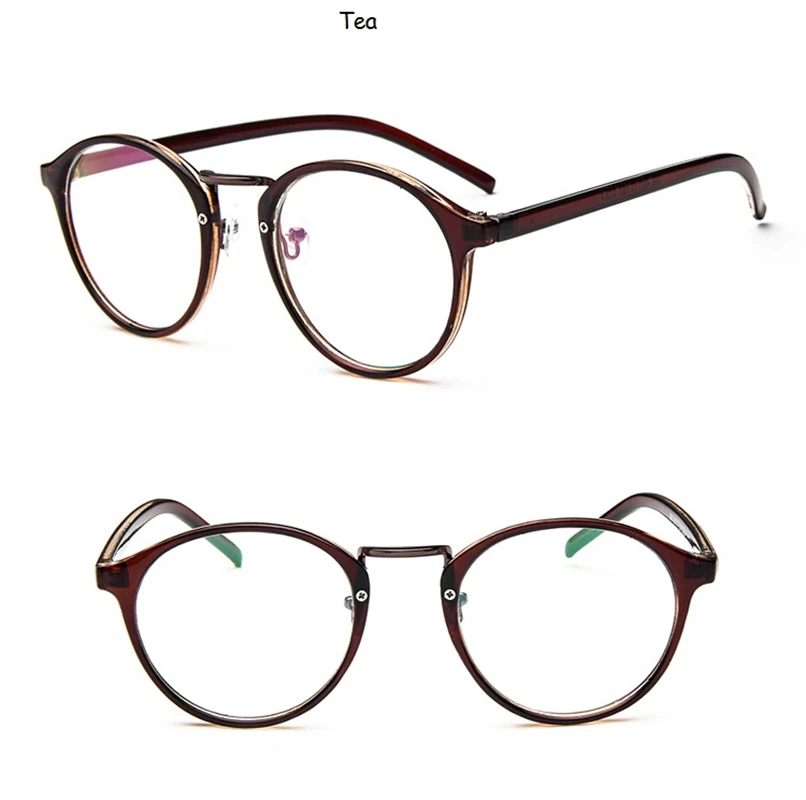 Модные прозрачные круглые очки прозрачная оправа женские очки от близорукости мужские очки в оправе nerd оптические оправы прозрачные