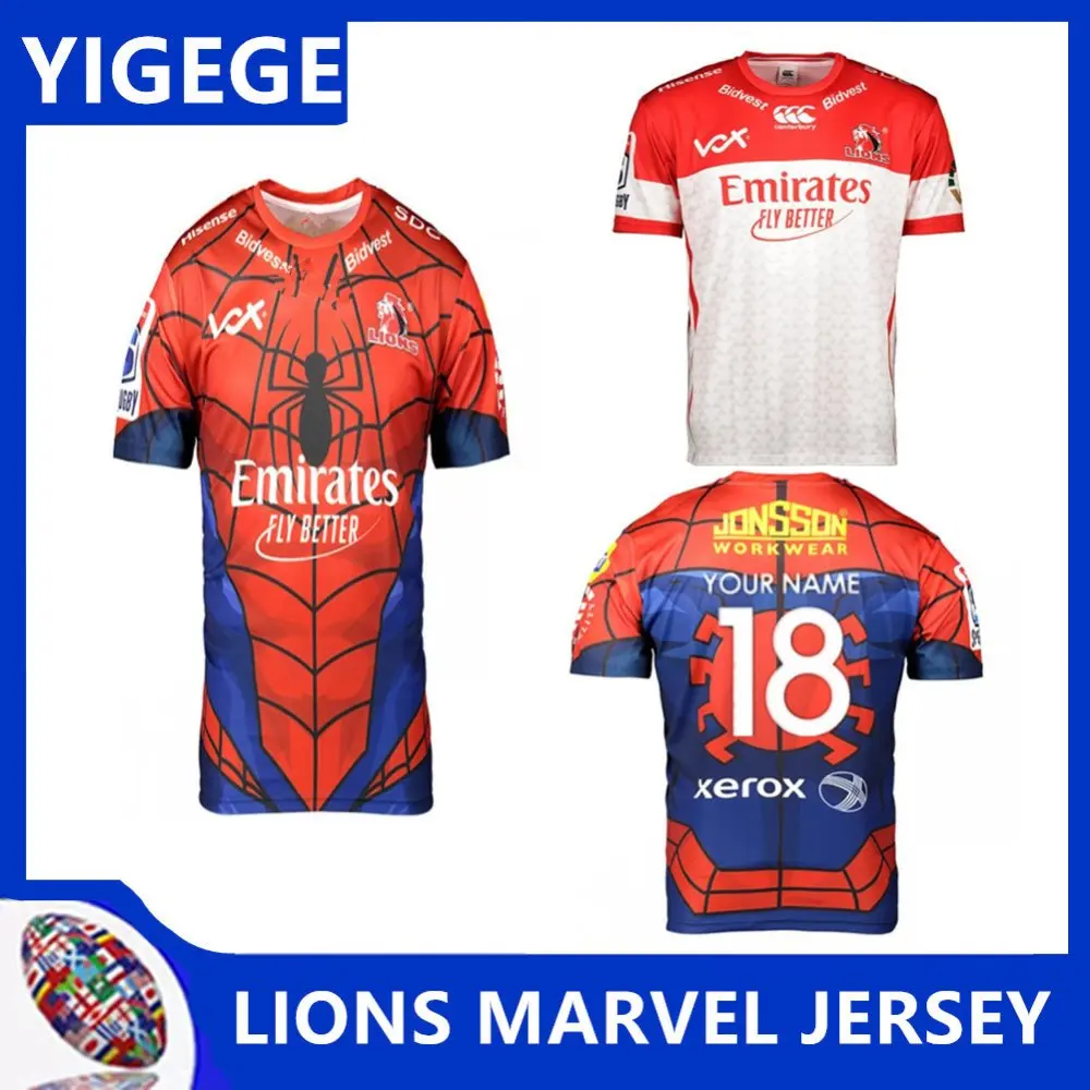 

LIONS 2019 SUPER RUGBY HOME JERSEY 2019 New Zealand Super Rugby Golden Lions RUBGY JERSEYS super leauge high quality Lions rugby