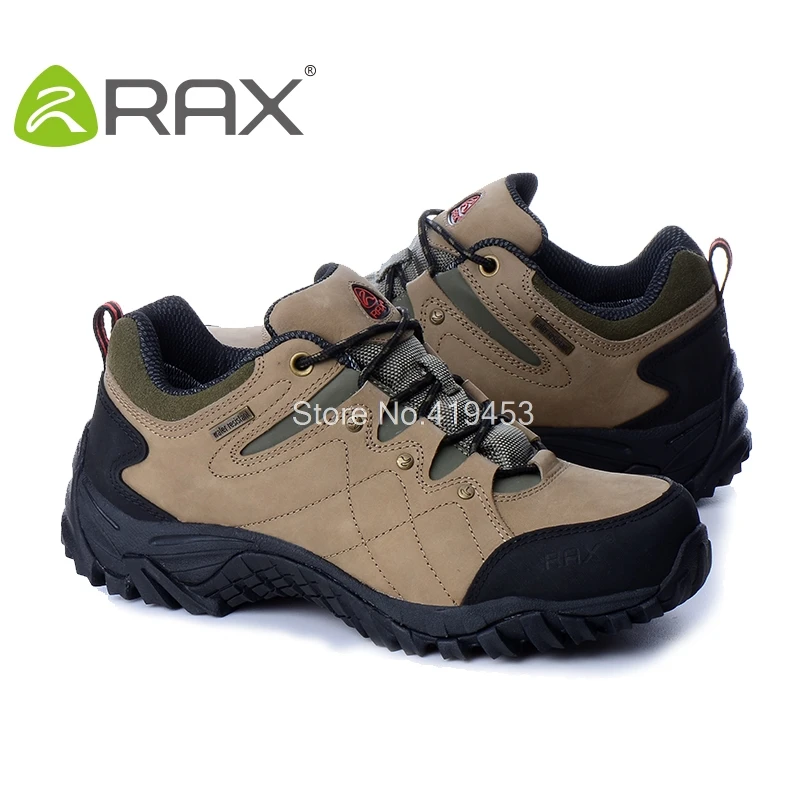 Rax Hot Sale Men Hiking Shoes Waterproof Non Slip Outdoor Climbing Shoes Breathable Foot ...