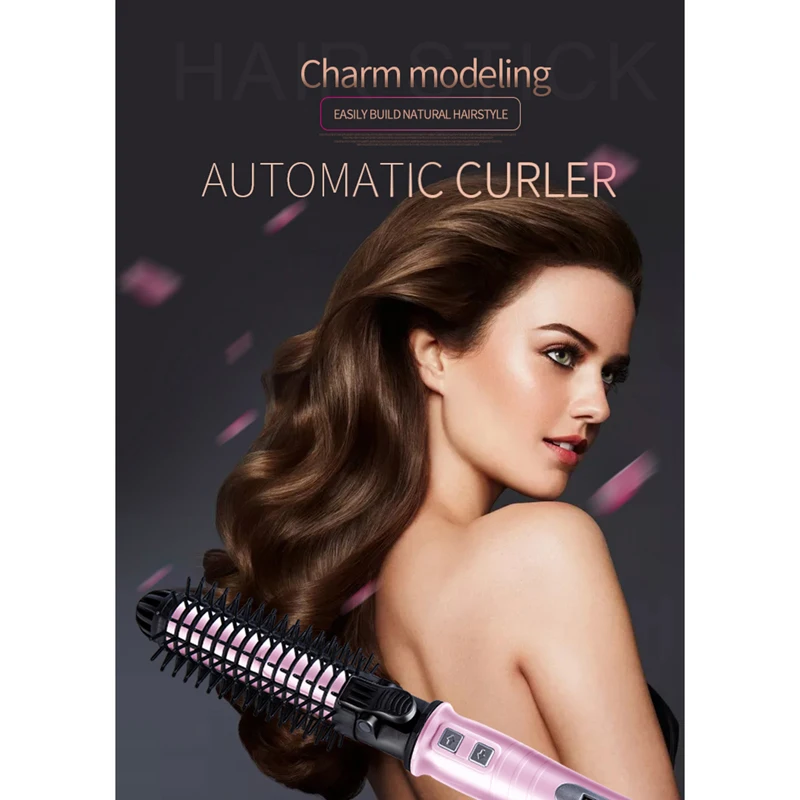 

Professional Automatic Hair Curler Brush With Precise Digital Ceramic Technology Hair Styling Tools Temperature Controls