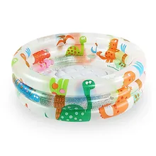 Детский надувной бассейн и вода Забавная детская круглая Ванна с рисунком динозавра для девочек и мальчиков ПВХ
