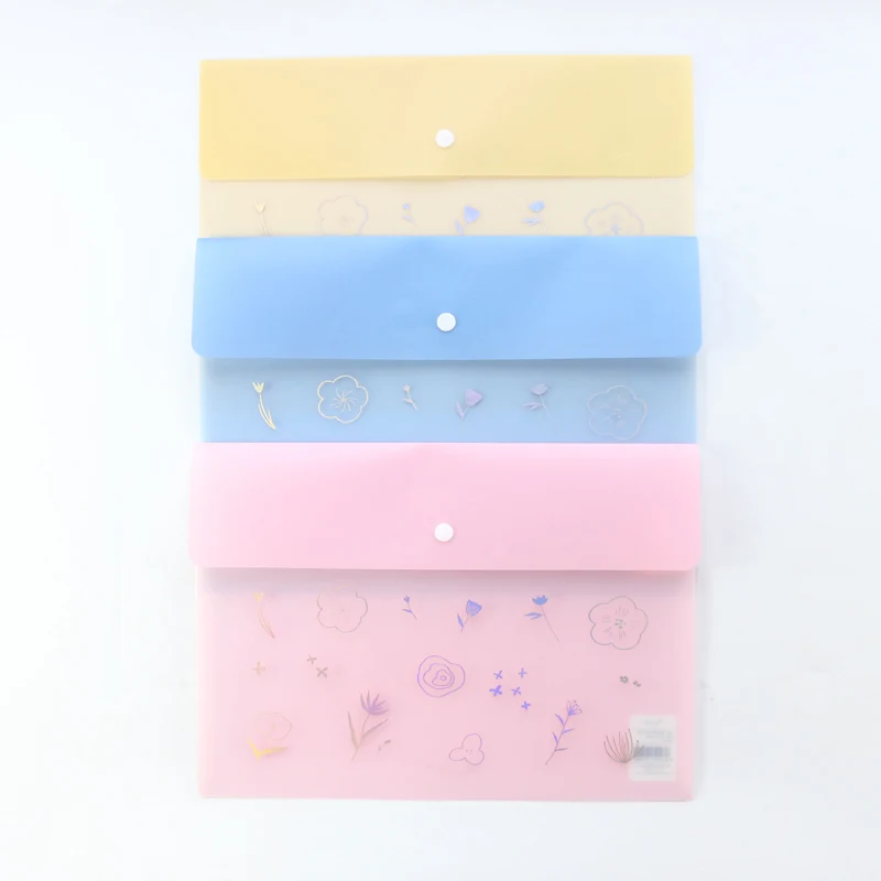 

Domikee kawaii Janpanese cartoon office school A4 document organizer bag stationery,student button filing folder large capacity