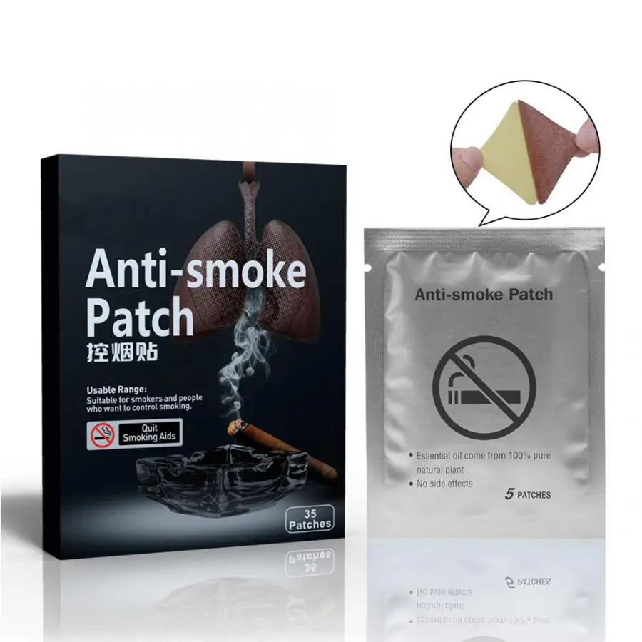 

35Pcs Quit Smoking Anti-smoking Patch Stop Smoking Pad Plaster Smoking Cessation Body Relax Plaster Chinese Medicine