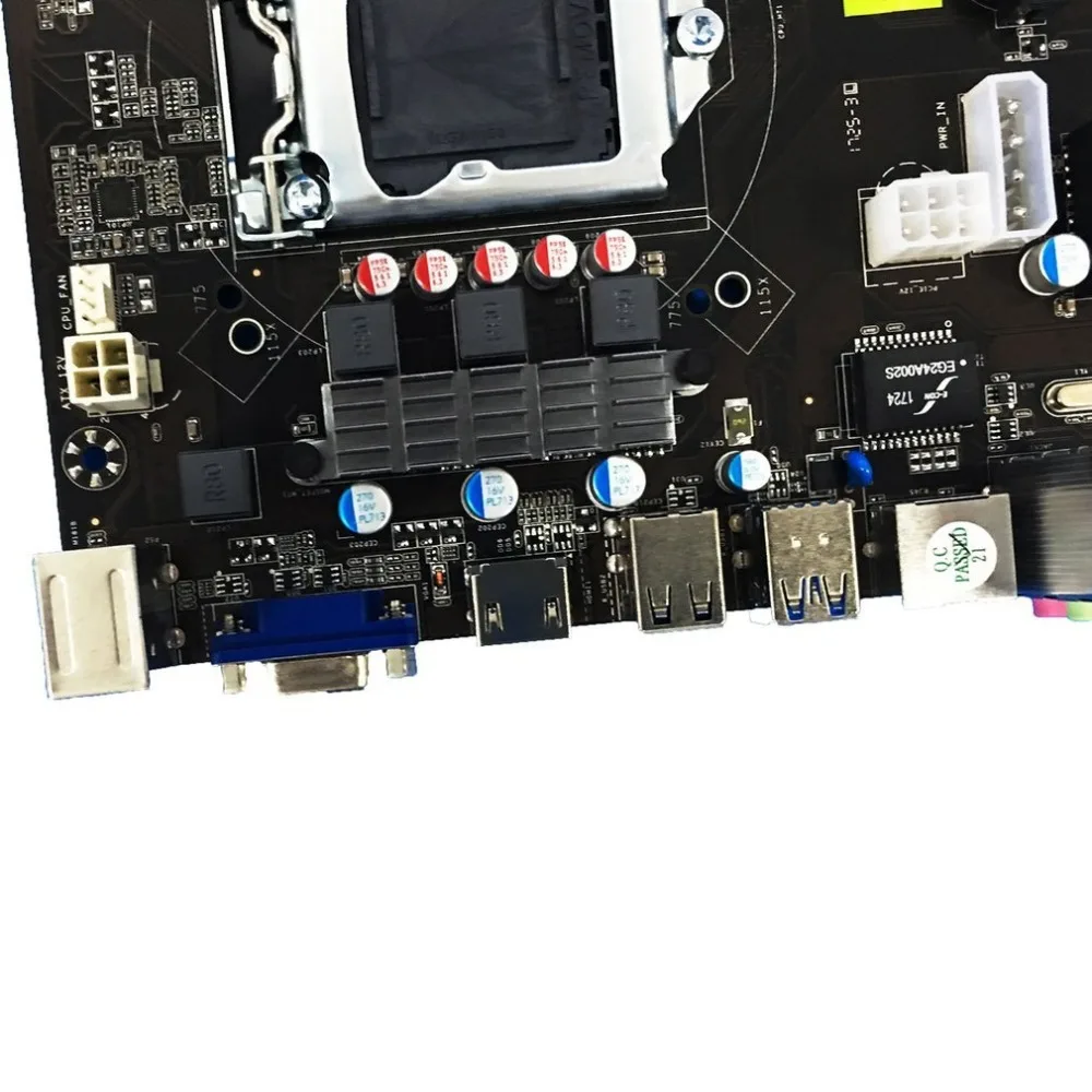 6 GPU горная материнская плата с 6 шт. PCI-E удлинитель Riser Card Поддержка DDR3 USB компьютерная материнская плата для BTC Eth Rig эфириума