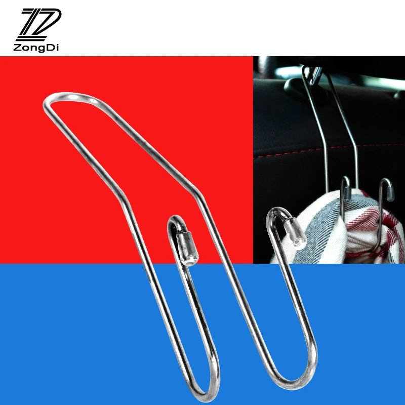 

ZD Car multi-functional metal car seat hook for Toyota c-hr Kia sportage Peugeot 206 Honda civic Hyundai tucson 2017 Accessories