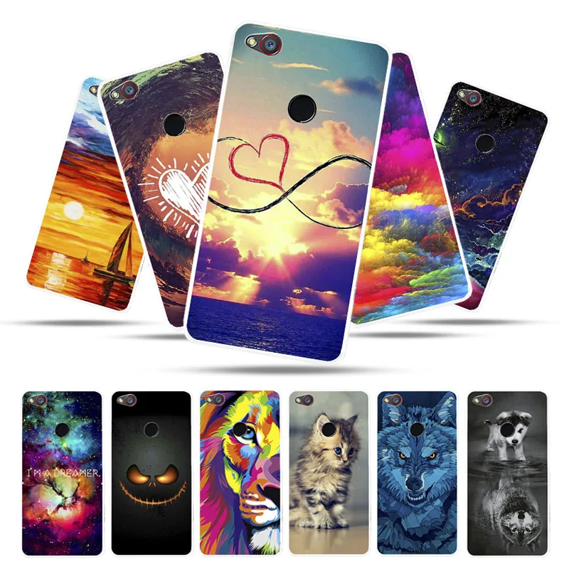 

Bolomboy Painted Case For ZTE Nubia Z11 mini S Case Silicone Soft TPU Cases For ZTE Z11 Mini S Cover Wildflowers Cute Animal Bag