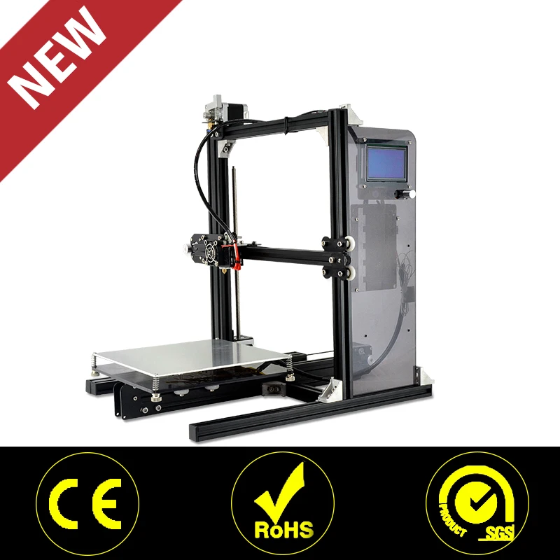  Realizzatori STAMPANTE 3D PRINTER KIT COMPLETO INCLUSO Anodici Supporto Filamento 