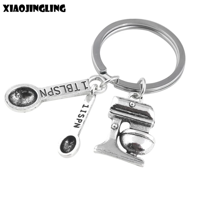 Best Price XIAOJINGLING 2018 New Arrival Keychain Spoon Coffee Machine Key Chain Keyring Car Key Holder Charm Handbag Accessories For Women Best Price XIAOJINGLING 2018 New Arrival Keychain Spoon Coffee Machine Key Chain Keyring Car Key Holder Charm Handbag Accessories For Women